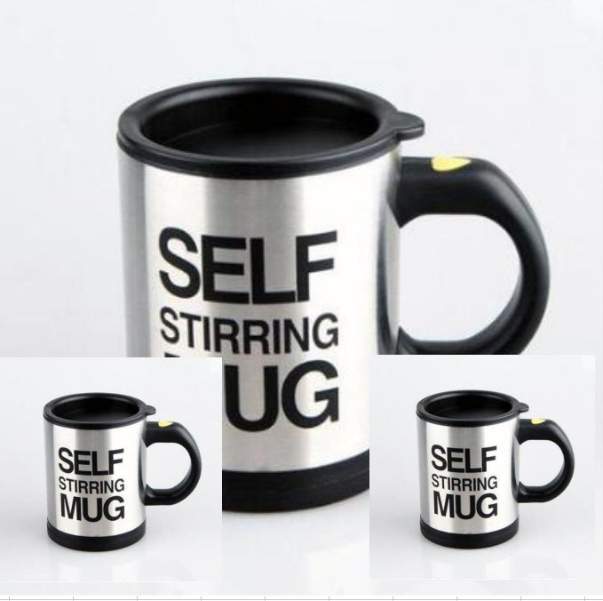 The Future of Drinking is Here – Automatic Self-Stirring 304 Stainless Steel Mug!