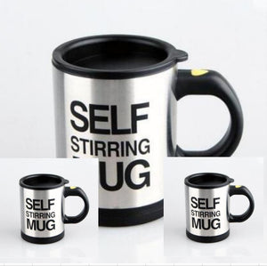 The Future of Drinking is Here – Automatic Self-Stirring 304 Stainless Steel Mug!