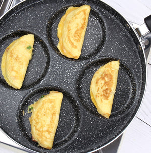 4-Cup Nonstick Egg & Pancake Pan