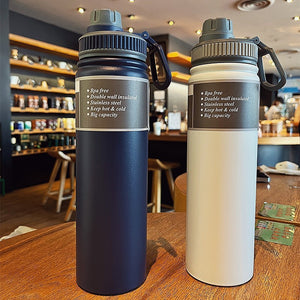 Large Capacity Stainless Steel Vacuum Flask – 750ml Portable Thermal Travel Mug
