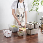 Maximize Freshness & Space with the Large Capacity Refrigerator Storage Box!
