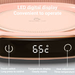 Electric Heating Coaster Pad with Constant Temperature Control for Tea, Coffee, Milk & Desktop Use
