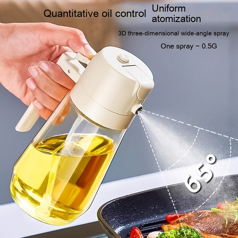 2-in-1 Oil Sprayer & Pour Bottle – Smart, Stylish, and Healthy Cooking!