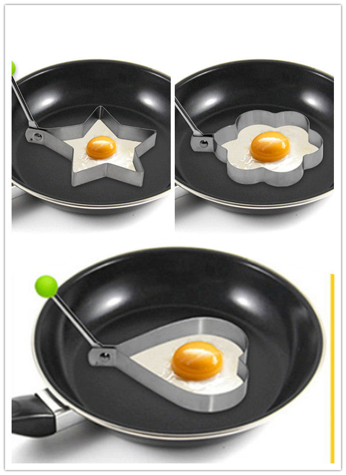 Thicken Creative Love-Shaped Stainless Steel Fried Egg Mold