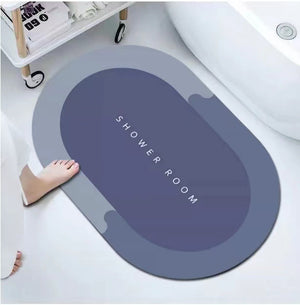Absorbent Diatom Ooze Soft Cushion Foot Mat – Quick-Drying & Stylish Comfort