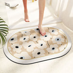 Absorbent Diatom Ooze Soft Cushion Foot Mat – Quick-Drying & Stylish Comfort