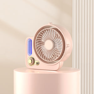 Stay Cool & Refreshed with the 3-in-1 Desktop Spray Humidifier Fan!