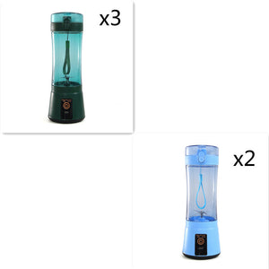 Blend Anywhere, Anytime with the Portable USB Rechargeable Blender!