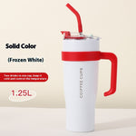 Stainless Steel Vacuum Cup with Straw – 3rd Gen Large-Capacity Insulated Bottle (40oz)