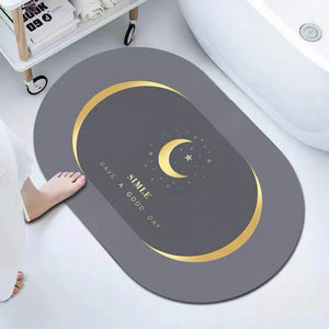 Absorbent Diatom Ooze Soft Cushion Foot Mat – Quick-Drying & Stylish Comfort