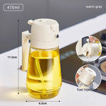 2-in-1 Oil Sprayer & Pour Bottle – Smart, Stylish, and Healthy Cooking!