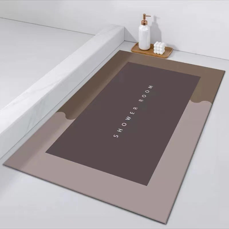 Absorbent Diatom Ooze Soft Cushion Foot Mat – Quick-Drying & Stylish Comfort