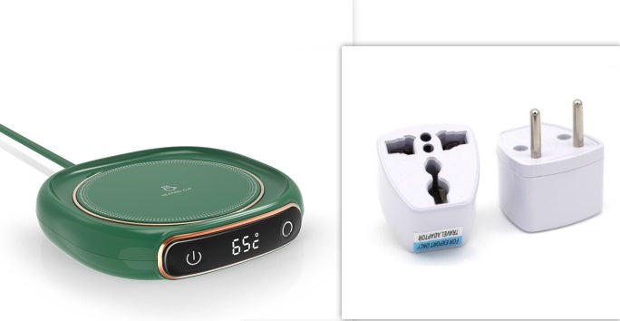 Electric Heating Coaster Pad with Constant Temperature Control for Tea, Coffee, Milk & Desktop Use