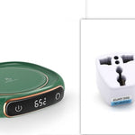 Electric Heating Coaster Pad with Constant Temperature Control for Tea, Coffee, Milk & Desktop Use