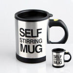 The Future of Drinking is Here – Automatic Self-Stirring 304 Stainless Steel Mug!