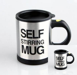 The Future of Drinking is Here – Automatic Self-Stirring 304 Stainless Steel Mug!