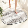 Absorbent Diatom Ooze Soft Cushion Foot Mat – Quick-Drying & Stylish Comfort