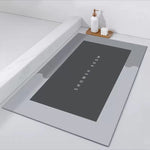 Absorbent Diatom Ooze Soft Cushion Foot Mat – Quick-Drying & Stylish Comfort