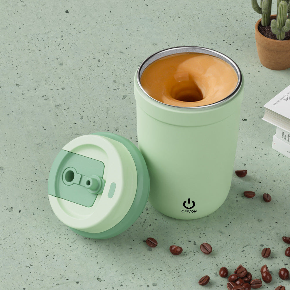 Smarter Coffee, Effortless Mixing – Automatic Self-Stirring Mug!
