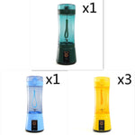 Blend Anywhere, Anytime with the Portable USB Rechargeable Blender!