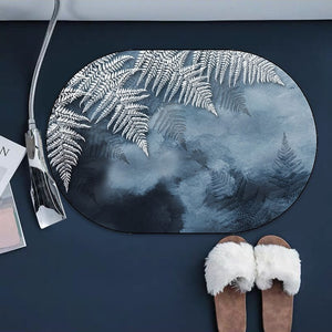 Absorbent Diatom Ooze Soft Cushion Foot Mat – Quick-Drying & Stylish Comfort