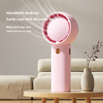 Stay Cool Anywhere with the Turbine Small Handheld Fan!