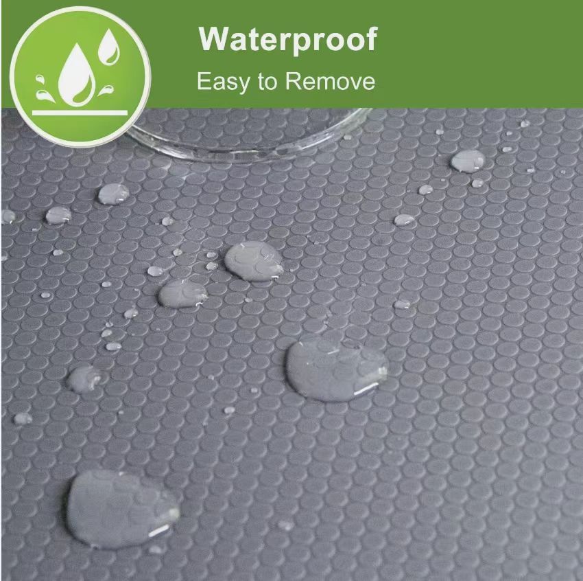 Waterproof Oblique Plaid Kitchen Drawer Mat – Non-Slip, Cut-to-Fit Cabinet Liner for Shelves, Drawers, Fridge & Surfaces