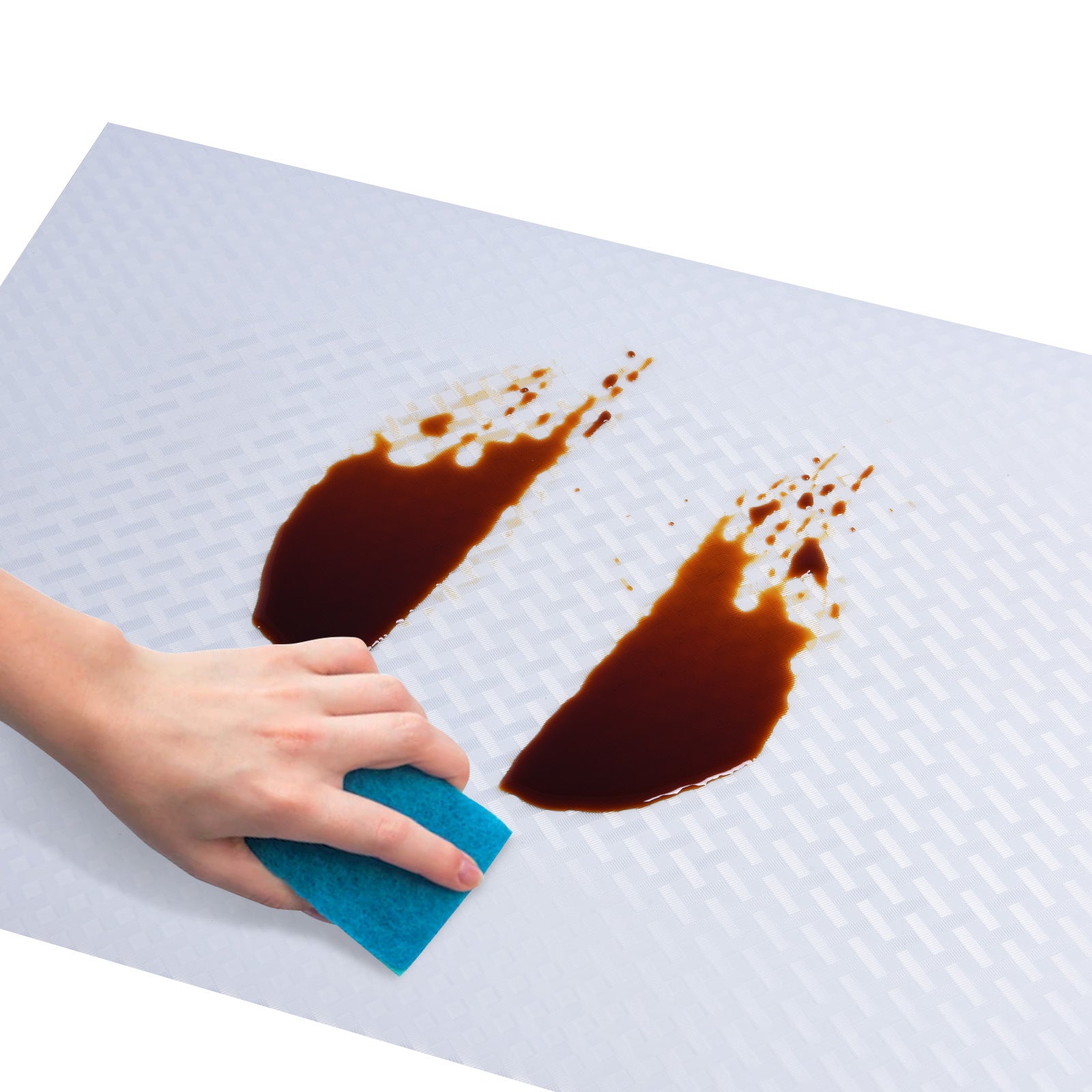 Waterproof Oblique Plaid Kitchen Drawer Mat – Non-Slip, Cut-to-Fit Cabinet Liner for Shelves, Drawers, Fridge & Surfaces