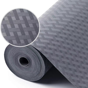Waterproof Oblique Plaid Kitchen Drawer Mat – Non-Slip, Cut-to-Fit Cabinet Liner for Shelves, Drawers, Fridge & Surfaces