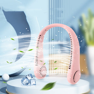 Experience Hands-Free Cooling with Our Revolutionary Bladeless Neck Fan!