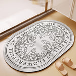 Absorbent Diatom Ooze Soft Cushion Foot Mat – Quick-Drying & Stylish Comfort