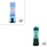 Blend Anywhere, Anytime with the Portable USB Rechargeable Blender!