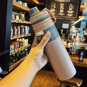 Large Capacity Stainless Steel Vacuum Flask – 750ml Portable Thermal Travel Mug