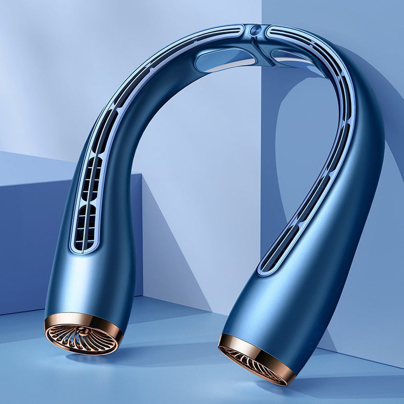 Beat the Heat with the Revolutionary Neck Hanging Bladeless Fan!