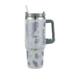 Ultimate Hydration Meets Premium Style – 40oz Diamond Stainless Steel Insulated Cup