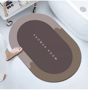Absorbent Diatom Ooze Soft Cushion Foot Mat – Quick-Drying & Stylish Comfort