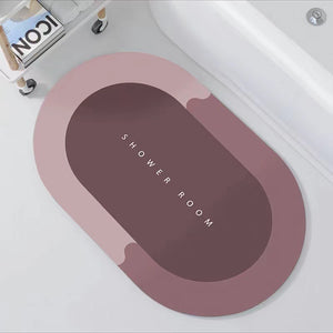 Absorbent Diatom Ooze Soft Cushion Foot Mat – Quick-Drying & Stylish Comfort