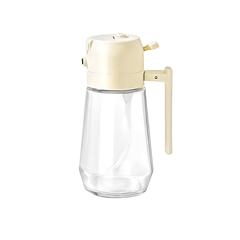 2-in-1 Oil Sprayer & Pour Bottle – Smart, Stylish, and Healthy Cooking!