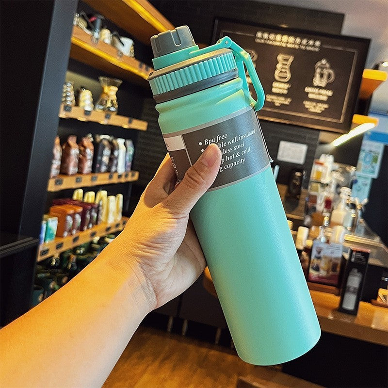 Large Capacity Stainless Steel Vacuum Flask – 750ml Portable Thermal Travel Mug