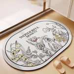 Absorbent Diatom Ooze Soft Cushion Foot Mat – Quick-Drying & Stylish Comfort