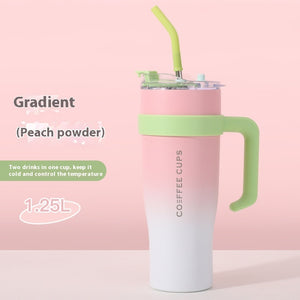 Stainless Steel Vacuum Cup with Straw – 3rd Gen Large-Capacity Insulated Bottle (40oz)