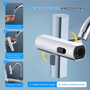 Transform Your Kitchen Experience with Our 3-in-1 Smart Faucet