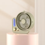 Stay Cool & Refreshed with the 3-in-1 Desktop Spray Humidifier Fan!