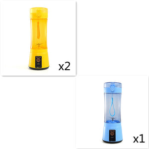 Blend Anywhere, Anytime with the Portable USB Rechargeable Blender!