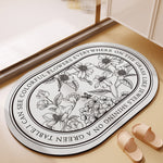 Absorbent Diatom Ooze Soft Cushion Foot Mat – Quick-Drying & Stylish Comfort