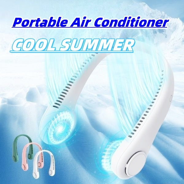 Experience Hands-Free Cooling with Our Revolutionary Bladeless Neck Fan!