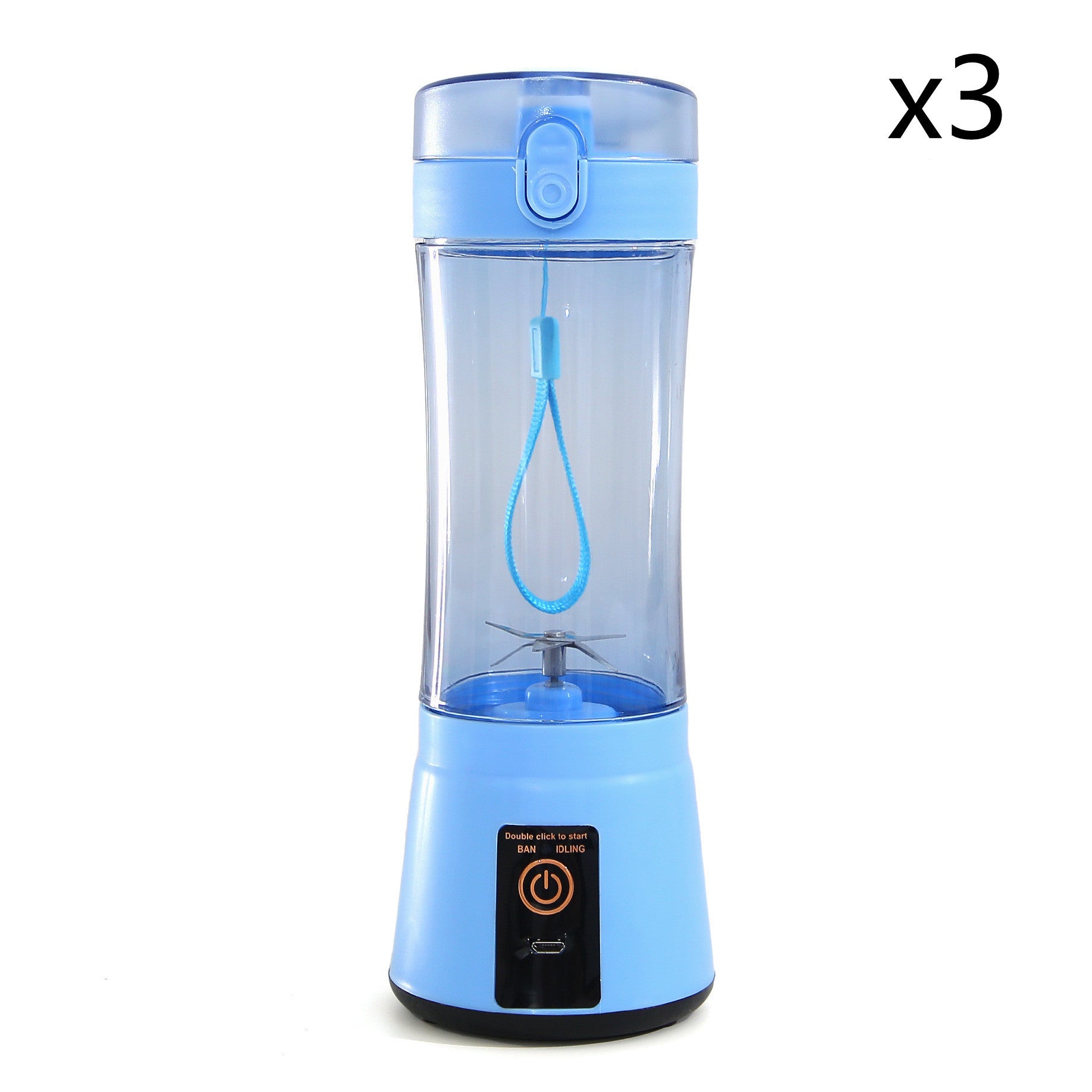 Blend Anywhere, Anytime with the Portable USB Rechargeable Blender!