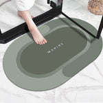 Absorbent Diatom Ooze Soft Cushion Foot Mat – Quick-Drying & Stylish Comfort